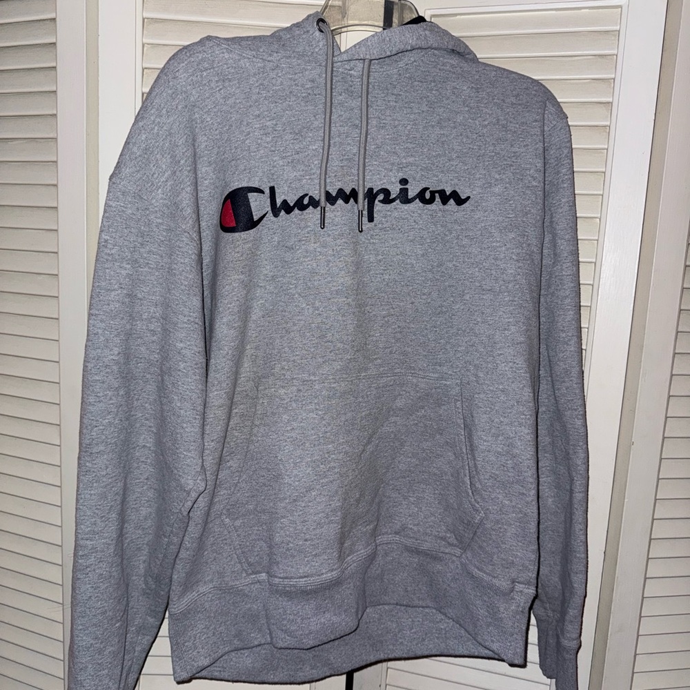 Champion Heather Gray Athletic Hoodie